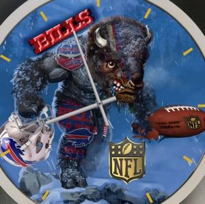 Buffalo Bills clock